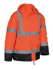 Αδιάβροχο Αντανακλαστικό Παρκά Cofra Namsos orange/navy