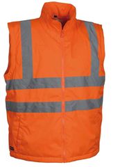 Αδιάβροχο Αντανακλαστικό Παρκά 4 σε 1 Cofra Telsen orange/navy