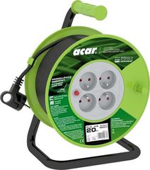 Acar PZ-4Z/OTM H05VV-F 3G1.0 20M Retractable extension cable
