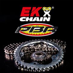 Σετ Αλυσιδογραναζα Ek/Pbr  525Srx2 15/43 - Std Πισω Γραναναζι