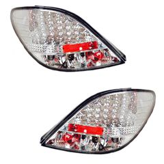 Πισινά Φανάρια Set Για Peugeot 207 06-09 Led Chrome JunYan