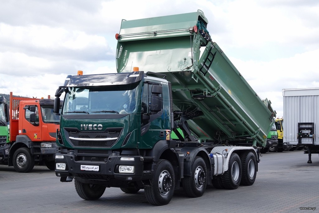 Ανατροπή Iveco 2020 X-WAY 480 / 8X4 / TIPPER / HYDROBLANTA / BORDMATIC / HYDROKLAP / HARDOX / ΚΑΜΕΡΑ