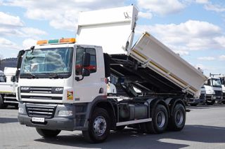 Ανατροπή DAF 2012 CF 85.410 / 6X4 / TIPPER 2 STR. / BORDMATIC / HYDROBRA / ΕΓΧΕΙΡΙΔΙΟ / ΕΙΣΑΓ