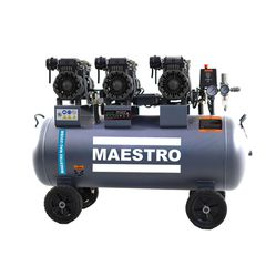 MAC-200BR ΑΕΡΟΣΥΜΠΙΕΣΤΗΣ BRUSHLESS ΧΩΡΙΣ ΛΑΔΙ, ΧΑΜΗΛΟΥ ΘΟΡΥΒΟΥ 1/Φ - 200 LT - 4.5HP - 3.3KW - 10BAR