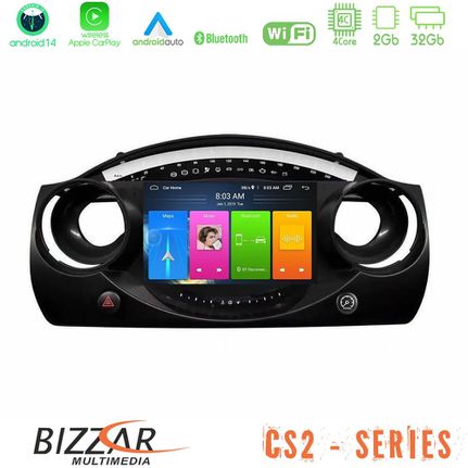 Car.gr - Bizzar CS2 Series 4Core Android14 2+32GB Mini Cooper R50 ...