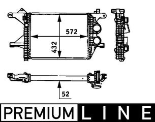 ΨΥΓΕΙΟ INTERCOOLER VARIO για Mercedes-Benz VARIO 1996