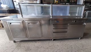 ΒΙΤΡΙΝΑ ΠΑΓΚΟΣ ΜΕ ΜΠΑΙΝ ΜΑΡΙ & ΨΥΓΕΙΟ	250Χ70Χ126 CM