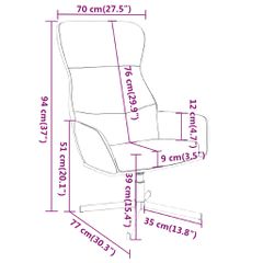 Πολυθρόνα Relax Μαύρη Βελούδινη 341114-thumb-7