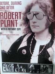 ROBERT PLANT 2DVD COLLECTOR'S BOX,BOOK,3  MAGAZINES