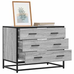 Ντουλάπι συρταριών Γκρι Sonoma 70x41x56 cm Ξύλινη κατασκευή 849077