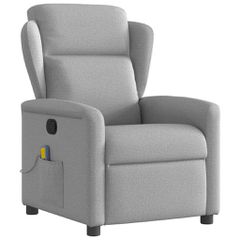 καρέκλα ανάκλισης μασάζ Cloud Grey Fabric 4015595