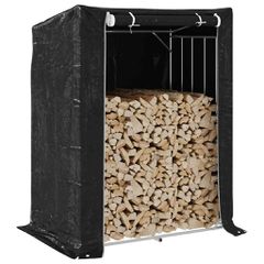vidaxL Ράφι για καυσόξυλα με κάλυμμα βροχής 150x100x200 εκ. 4104955