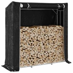 vidaxL Ράφι για καυσόξυλα με κάλυμμα βροχής 200x60x200 εκ. 4104957