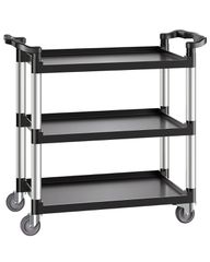 VEVOR Heavy Duty Utility Cart 500 lbs Χωρητικότητα 3-επιπέδων καλάθι σέρβις με ρόδες