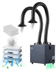 VEVOR Solder Fume Extractor 275W Brushless Απορροφητής καπνού με φίλτρα 4 σταδίων