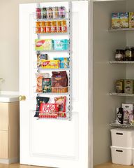 VEVOR 6-Tier Over the Door Pantry Organizer Κρεμαστό ράφι αποθήκευσης Ρυθμιζόμενο