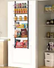VEVOR 6-Tier Over the Door Pantry Organizer Κρεμαστό ράφι αποθήκευσης Ρυθμιζόμενο