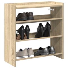 Ράφι παπουτσιών Sonoma Oak 60x25x62 cm Κατασκευασμένο ξύλο 859889