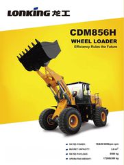 Φορτωτής Με Λάστιχα 2025 Lonking CDM856