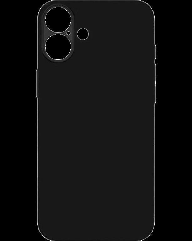 Matt TPU case protect lens for iPhone 16 Plus Black