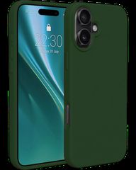 Matt TPU case for iPhone 16 Plus Forest Green