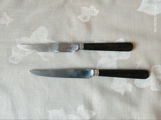 Μαχαίρια (2). MANUFACTURE FRANCAISE SAINT-ETIENNE ARMES E1 CYCLES. Συνολικό μήκος 20 εκατοστά