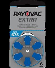 Rayovac Extra Advanced Μπαταρίες Ακουστικών Βαρηκοΐας 675 1.45V 6τμχ