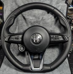 Τιμόνι καινούργιο Giulia/Stelvio Veloce με Κιτ μετατροπής για Giulietta/Mito