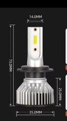 ΛΑΜΠΕΣ LED ΣΟΥΠΕΡ ΠΟΙΟΤΗΤΑ ΠΟΛΥ ΔΥΝΑΤΕΣ H1, H3, H11, H8, H9, HB3, HB4, H4   6500K 12VOLT