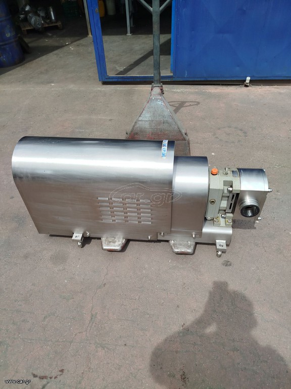 ΠΕΡΙΣΤΡΟΦΙΚΗ ΑΝΤΛΙΑ ΛΟΒΟΥ ΑΝΟΞΕΙΔΩΤΗ  LOBE PUMP, του Ιταλικού οίκου ‘’inox MIM’’ Τύπος - μοντέλο: FL 100 (μεταχειρισμένη, ώς έχει, σε λειτουργική κατάσταση)