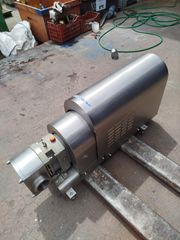 ΠΕΡΙΣΤΡΟΦΙΚΗ ΑΝΤΛΙΑ ΛΟΒΟΥ ΑΝΟΞΕΙΔΩΤΗ  LOBE PUMP, του Ιταλικού οίκου ‘’inox MIM’’ Τύπος - μοντέλο: FL 100 (μεταχειρισμένη, ώς έχει, σε λειτουργική κατάσταση)-thumb-1