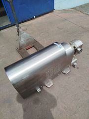 ΠΕΡΙΣΤΡΟΦΙΚΗ ΑΝΤΛΙΑ ΛΟΒΟΥ ΑΝΟΞΕΙΔΩΤΗ  LOBE PUMP, του Ιταλικού οίκου ‘’inox MIM’’ Τύπος - μοντέλο: FL 100 (μεταχειρισμένη, ώς έχει, σε λειτουργική κατάσταση)-thumb-3
