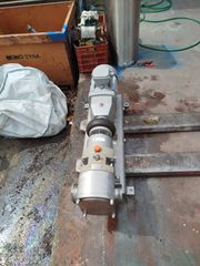 ΠΕΡΙΣΤΡΟΦΙΚΗ ΑΝΤΛΙΑ ΛΟΒΟΥ ΑΝΟΞΕΙΔΩΤΗ  LOBE PUMP, του Ιταλικού οίκου ‘’inox MIM’’ Τύπος - μοντέλο: FL 100 (μεταχειρισμένη, ώς έχει, σε λειτουργική κατάσταση)-thumb-7