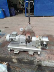 ΠΕΡΙΣΤΡΟΦΙΚΗ ΑΝΤΛΙΑ ΛΟΒΟΥ ΑΝΟΞΕΙΔΩΤΗ  LOBE PUMP, του Ιταλικού οίκου ‘’inox MIM’’ Τύπος - μοντέλο: FL 100 (μεταχειρισμένη, ώς έχει, σε λειτουργική κατάσταση)-thumb-8