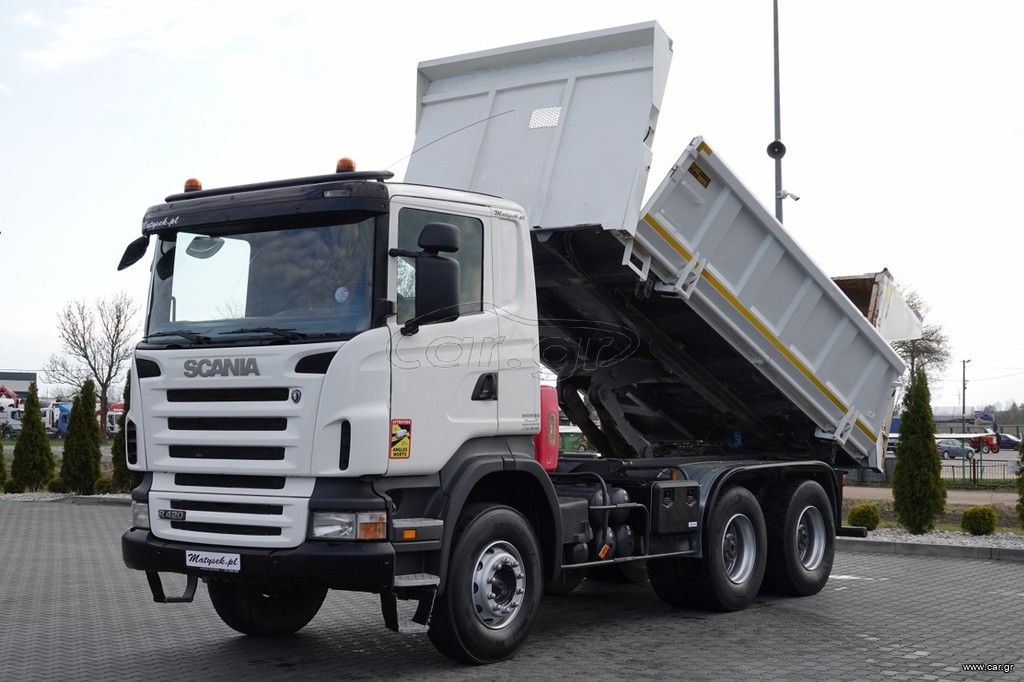 Ανατροπή Scania 2007 R 420/ 6x4 / 2-SIDE TIPPER / HYDROBRATA / BORDMATIC / HYDROKLAPA / MANUAL / ΕΙΣΑΓΩΓΗ