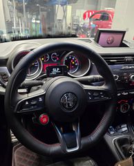 Τιμόνι Giulia/Stelvio κοκκινοραφο Competizione με Κιτ μετατροπής για Giulietta/Mito