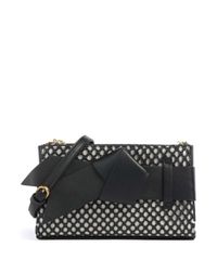 Ted Baker JEESIE Soft PU Bow Canvas Clutch Bag 280323