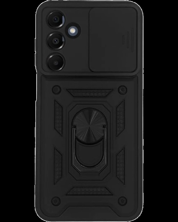 Defender Slide Ring case for Samsung Galaxy A16 Black