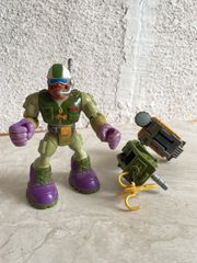 Vintage Rescue Heroes Rocky Canyon Mountain Ranger avec pistolet Fisher-Price 1997