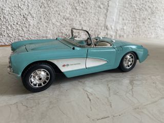 Chevrolet Corvette 1957, turquoise