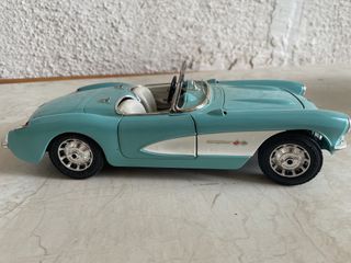 Chevrolet Corvette 1957, turquoise-thumb-1