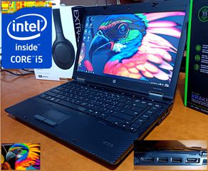 Hp ProBook 6450b με επεξεργαστή INTEL i5, Windows10 + Office10, RAM 4GB  και Δίσκο 320GB
