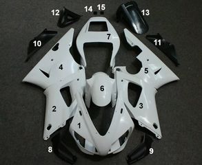 FAIRING ΜΕΜΟΝΩΜΕΝΑ ΤΕΜΑΧΙΑ ΠΛΑΣΤΙΚΑ ABS YAMAHA YZF-R1 1998-1999 ΑΒΑΦΑ