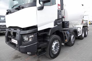 Μπετονιέρα Renault 2016 C 380 / 8X4 / ΜΙΚΤΗ ΜΠΕΡΟΜΙΚΤΗΣ / ΜΕΤΑΛΛΑΠΤΗΣ ΣΚΥΡΟΔΕΜΑΤΟΣ / LIEBHERR 9 M3 / EURO 6 / 2016-thumb-8