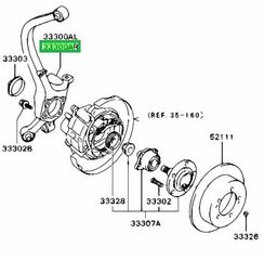 ΑΚΡΟ ΠΙΣΩ ΔΕΞΙΟ MITSUBISHI ECLIPSE - GALANT (MR961548)-thumb-1