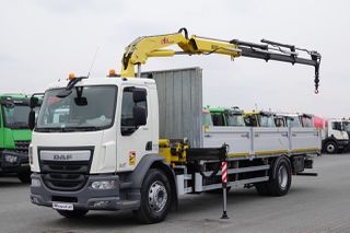 Γερανοί - Φορτηγά Με Γερανό DAF 2014 LF 250 / 4X2 / ΠΑΡΑΔΟΣΗ - 7,30 + HDS HYVA HB 150XE3 / RADIO CONTROL / ROTATOR / MAX ΑΝΥΨΩΤ