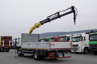 Γερανοί - Φορτηγά Με Γερανό DAF 2014 LF 250 / 4X2 / ΠΑΡΑΔΟΣΗ - 7,30 + HDS HYVA HB 150XE3 / RADIO CONTROL / ROTATOR / MAX ΑΝΥΨΩΤ-thumb-1