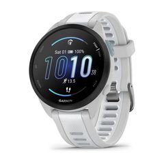 Garmin Forerunner 165 43mm Αδιάβροχο Smartwatch με Παλμογράφο (Mist Gray/Whitestone)