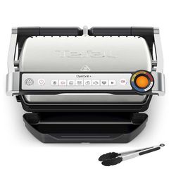 Tefal GC718D10 Optigrill Upgrade + Tong Sus Τοστιέρα Γκριλιέρα 2000W Inox