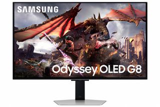 Samsung LS32DG802SUXDU Gaming Monitor 32" OLED 4K HDR 240Hz με Χρόνο Απόκρισης 0.03ms GTG